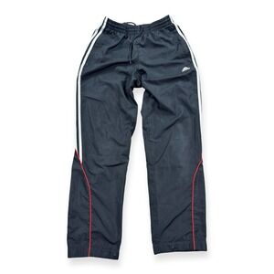 Adidas Pants Men's Small Black White Track Windbreaker Activewear Outdoors